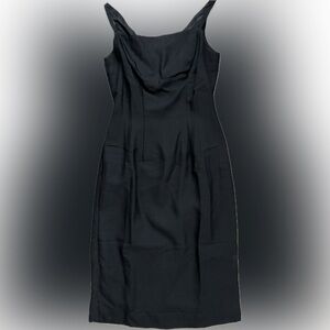 Vintage Anita black crepe dress